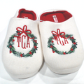 BLOOPER SHOES: Monogrammed Slippers