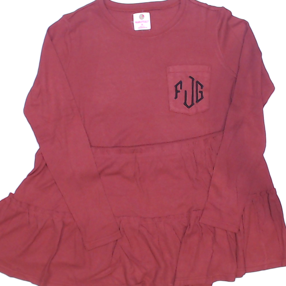 BLOOPER CLOTHING: Monogrammed Waffle Dress