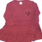BLOOPER CLOTHING: Monogrammed Waffle Dress