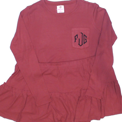 BLOOPER CLOTHING: Monogrammed Waffle Dress