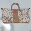 BLOOPER BAG: Monogrammed Leopard Weekender