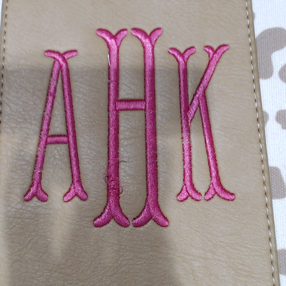 BLOOPER BAG: Monogrammed Leopard Weekender