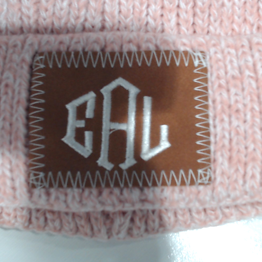 BLOOPER KIDS: Monogrammed Kids Pom Pom Beanie