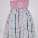 BLOOPER SWIM: Monogrammed Beach Cover Up