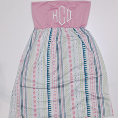 BLOOPER SWIM: Monogrammed Beach Cover Up