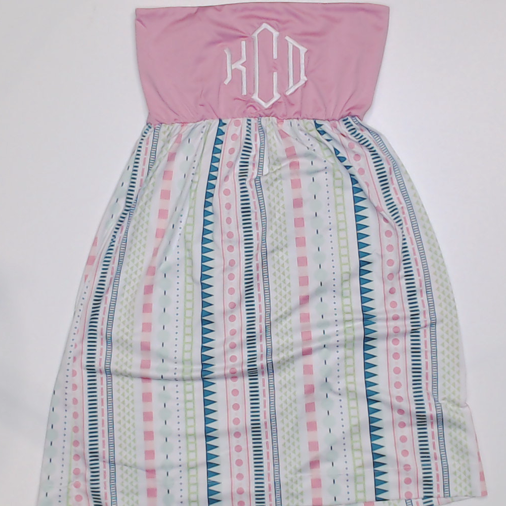 BLOOPER SWIM: Monogrammed Beach Cover Up