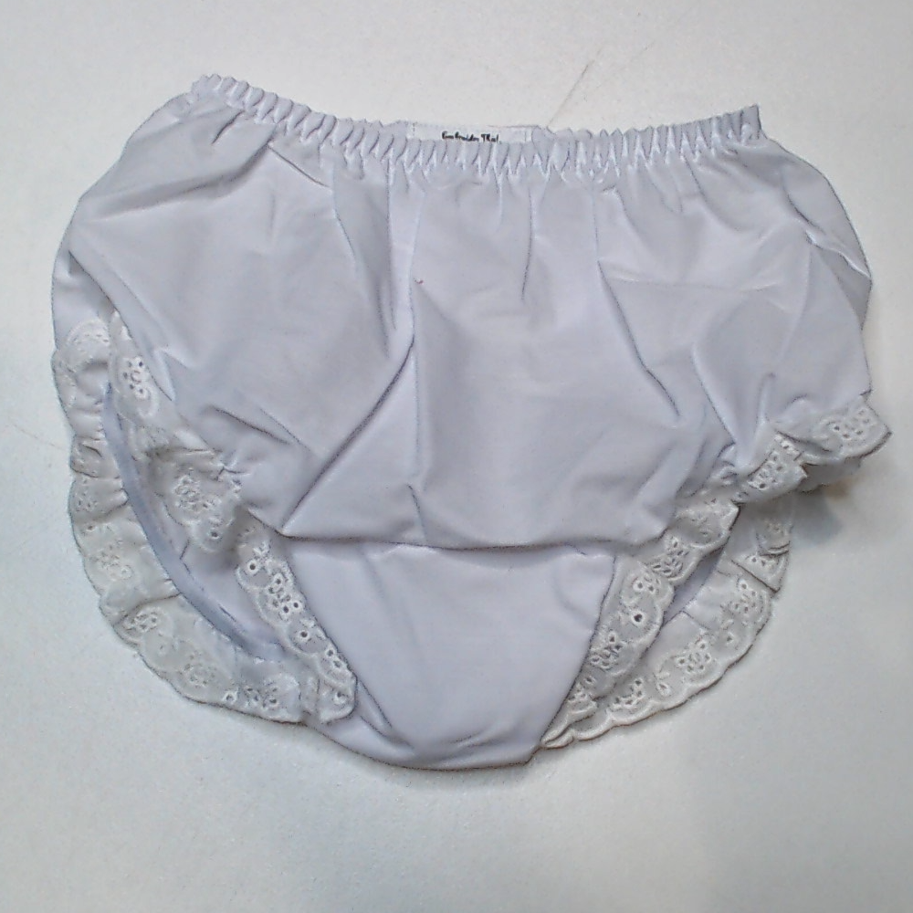 BLOOPER KIDS: Monogrammed White Eyelet Baby Bloomers