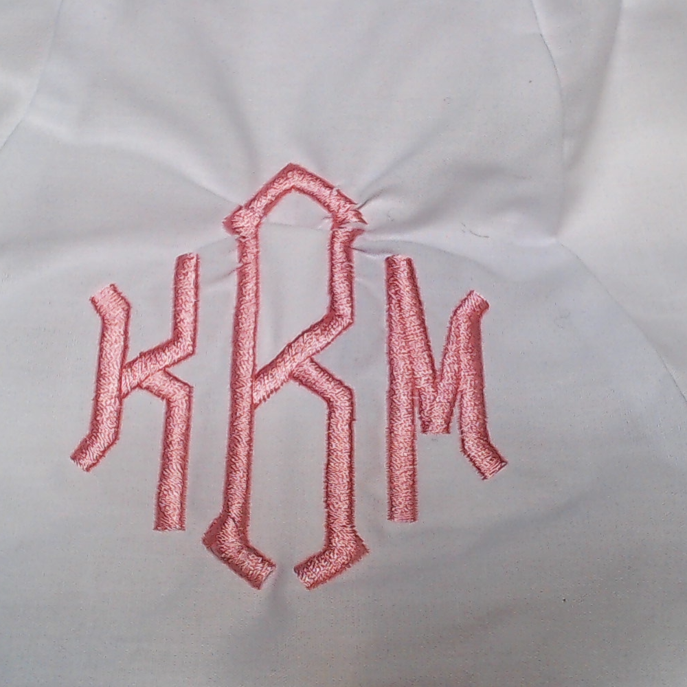 BLOOPER KIDS: Monogrammed White Eyelet Baby Bloomers