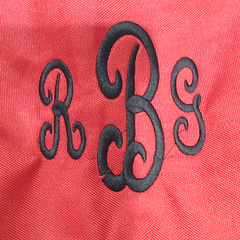 BLOOPER BAG: Monogrammed Weekend Bag