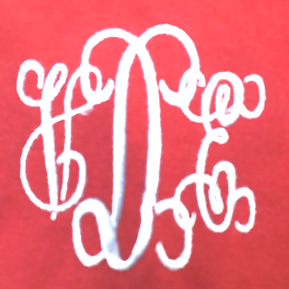 BLOOPER CLOTHING: Monogrammed Pullover Sweatshirt