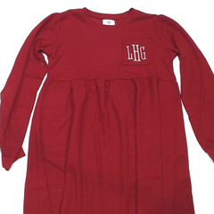 BLOOPER KIDS: Monogrammed Kids Waffle Dress