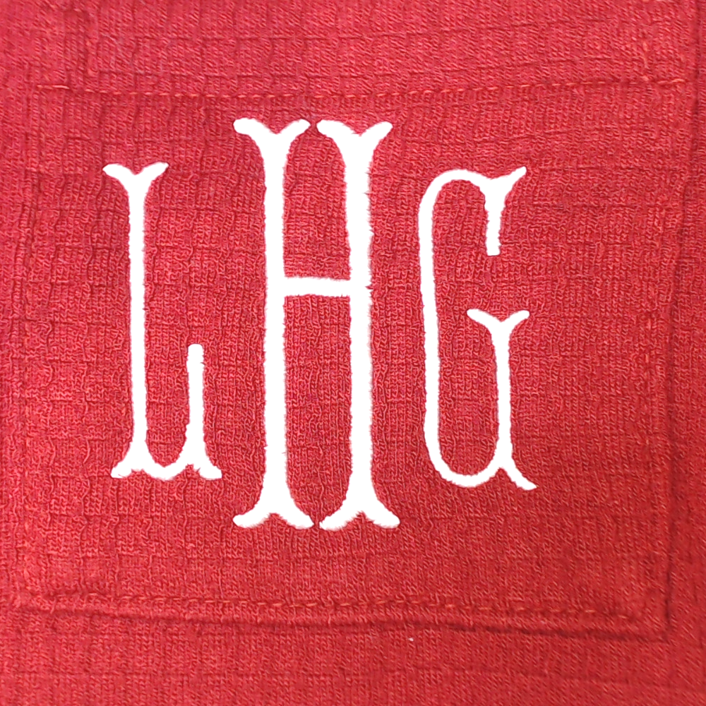 BLOOPER KIDS: Monogrammed Kids Waffle Dress