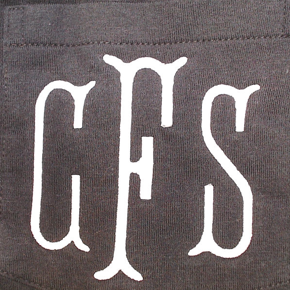 BLOOPER CLOTHING: Monogrammed Long Sleeve Shirt