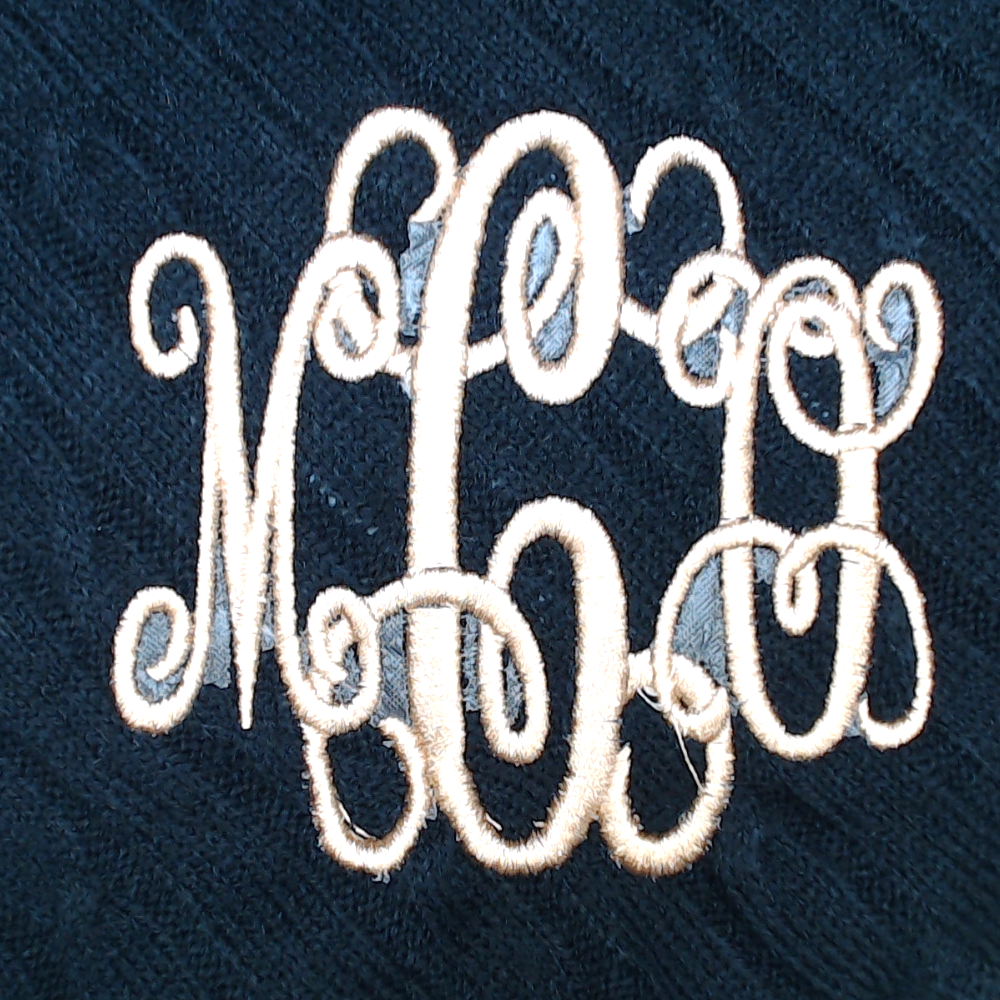 BLOOPER CLOTHING: Monogrammed Poncho