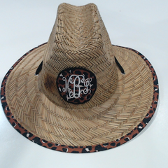 BLOOPER ACCESSORY: Monogrammed Kids Straw Hat