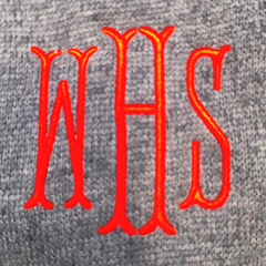 BLOOPER CLOTHING: Monogrammed Colorblock Quarter Zip Pullover