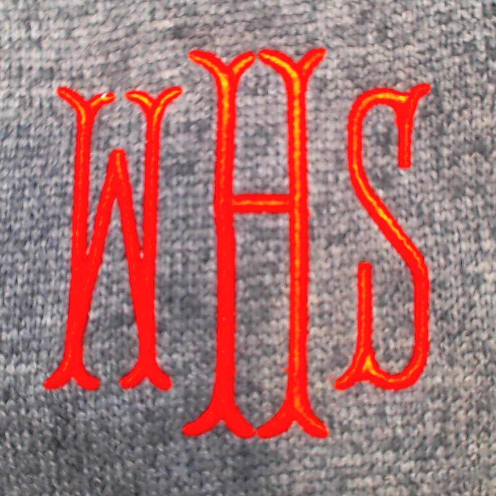 BLOOPER CLOTHING: Monogrammed Colorblock Quarter Zip Pullover