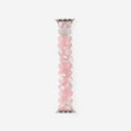 monogrammed scallop watch band in pink
