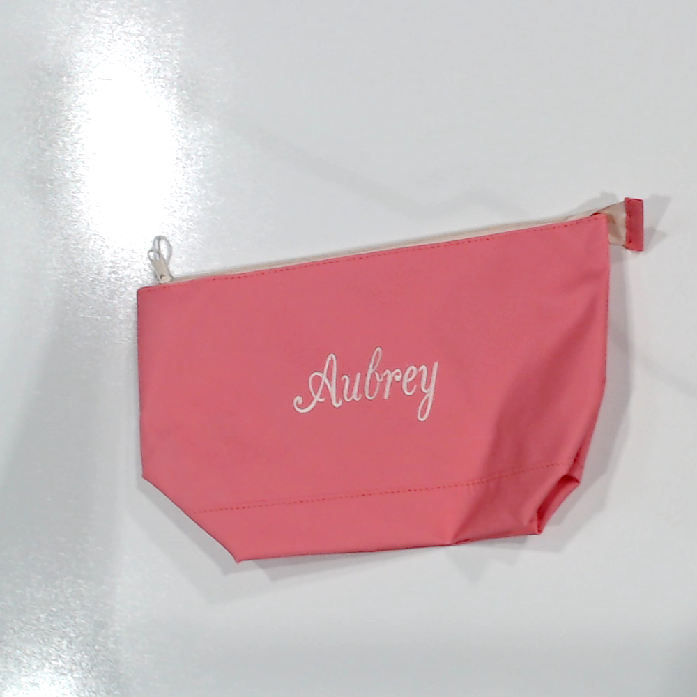 BLOOPER: Monogrammed Splash Proof Zip Pouch