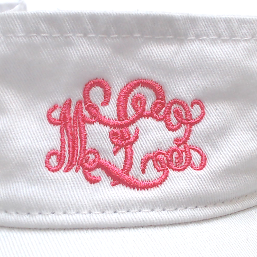 BLOOPER ACCESSORY: Monogrammed Visor