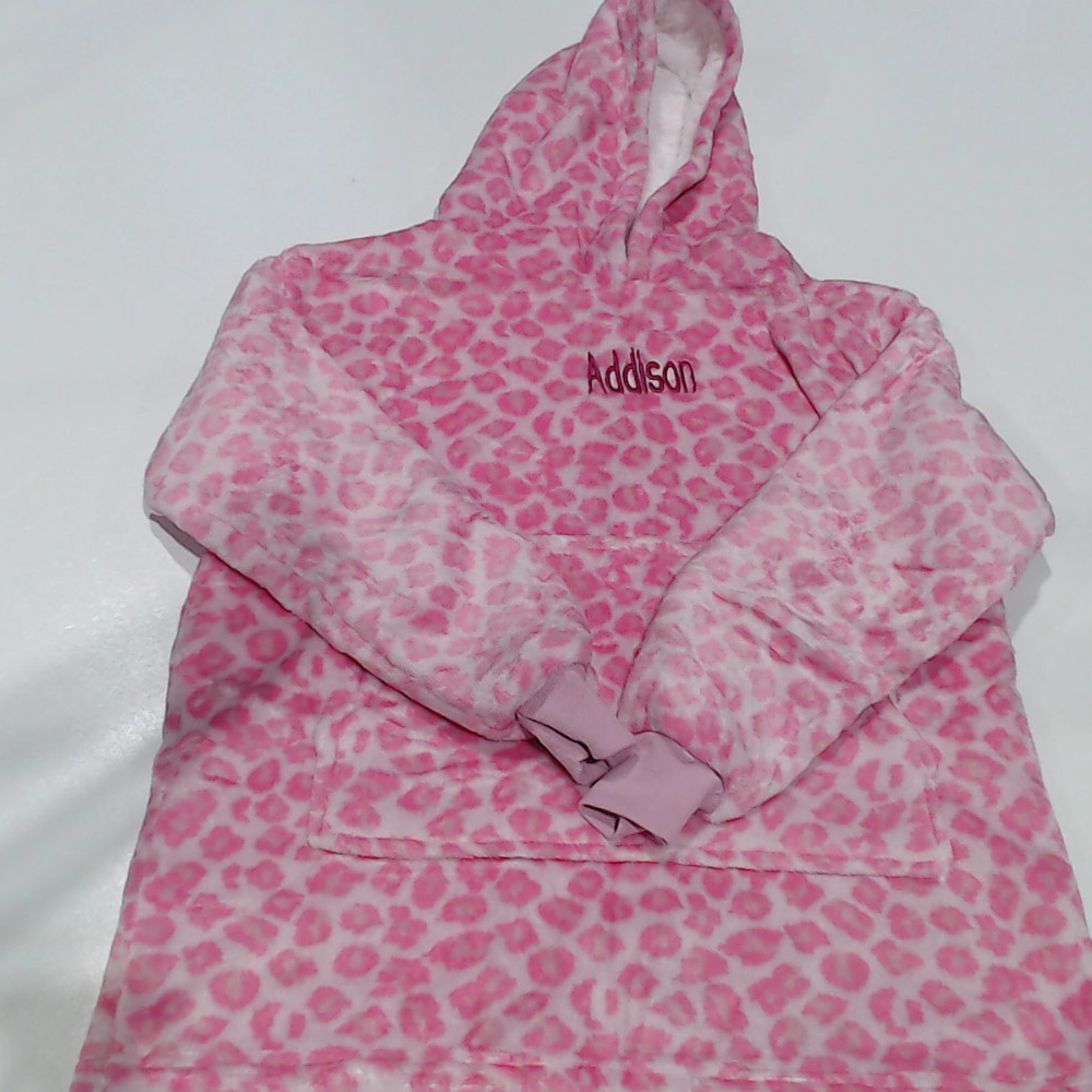 BLOOPER KIDS: Monogrammed Kids Blanket Hoodie
