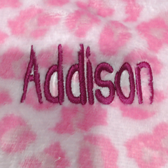 BLOOPER KIDS: Monogrammed Kids Blanket Hoodie