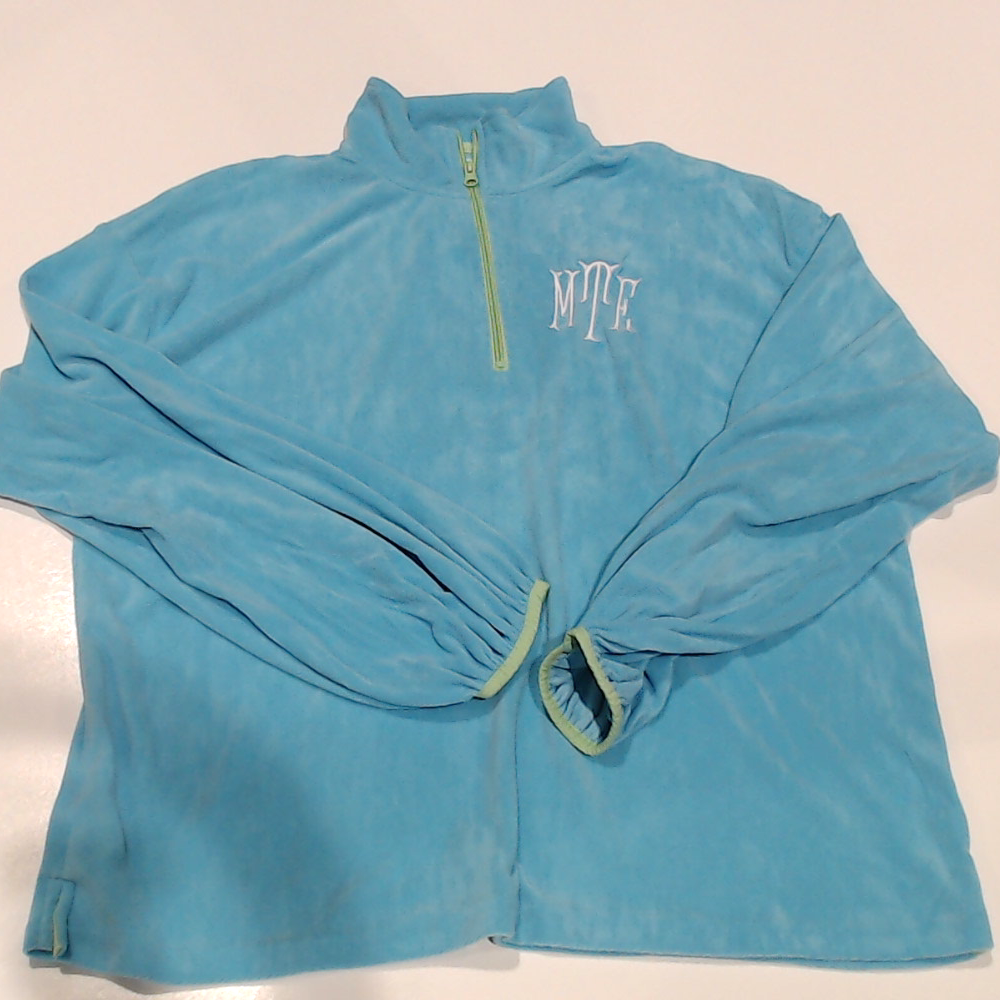 BLOOPER CLOTHING: Monogrammed Puff Sleeve Fleece Pullover