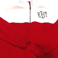 BLOOPER CLOTHING: Monogrammed Quarter Zip Sweatshirt