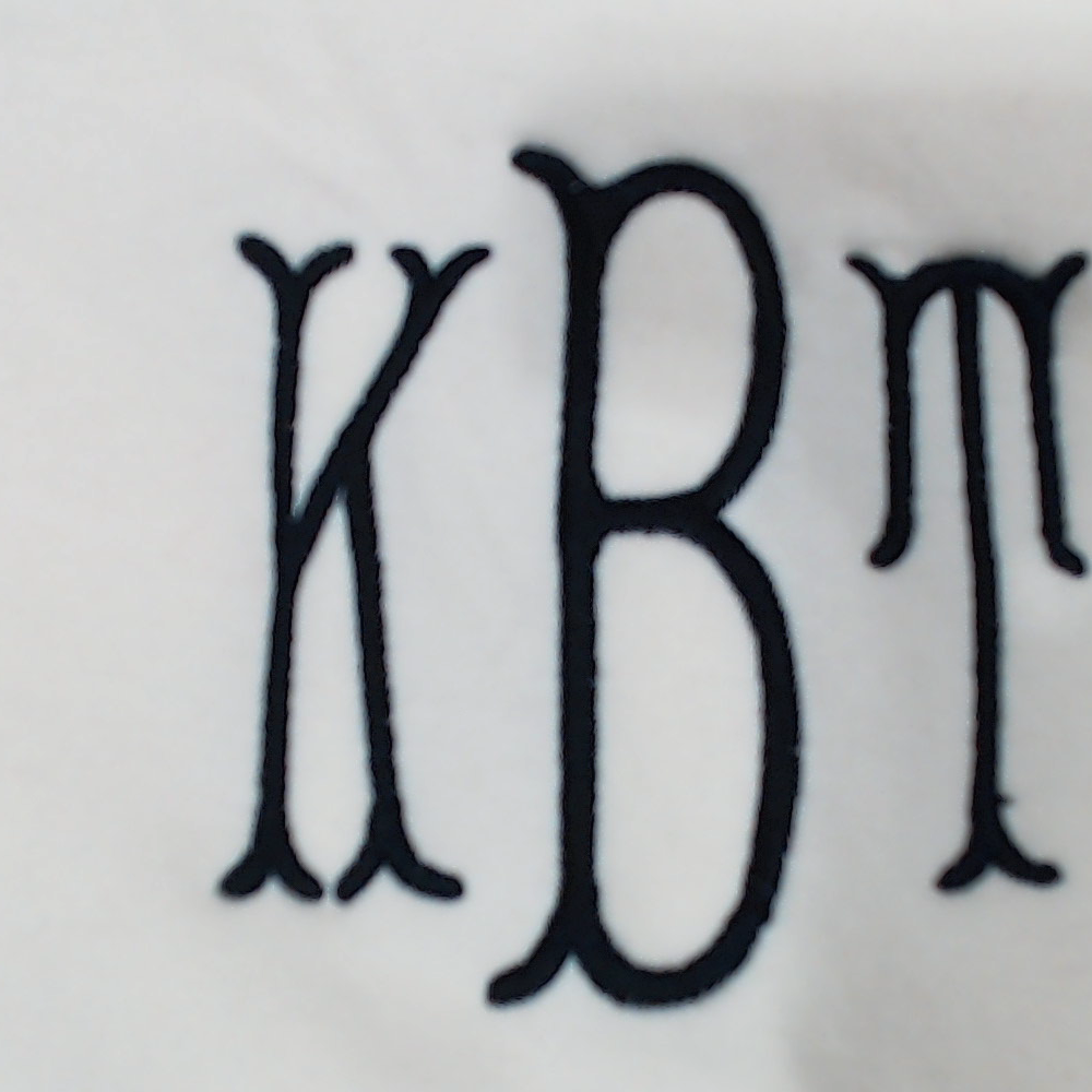 BLOOPER CLOTHING: Monogrammed Quarter Zip Sweatshirt
