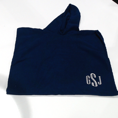 BLOOPER KIDS: Monogrammed Toddler Hooded Towel Poncho