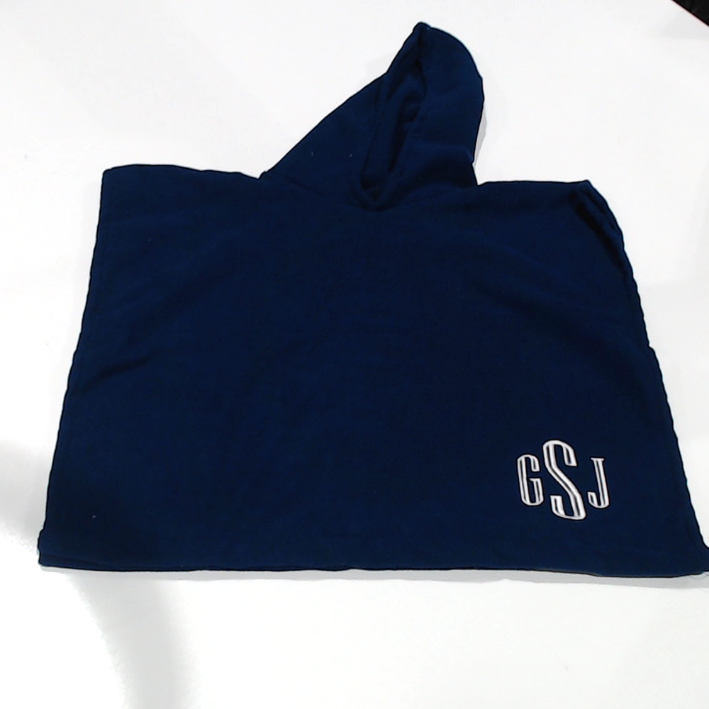 BLOOPER KIDS: Monogrammed Toddler Hooded Towel Poncho