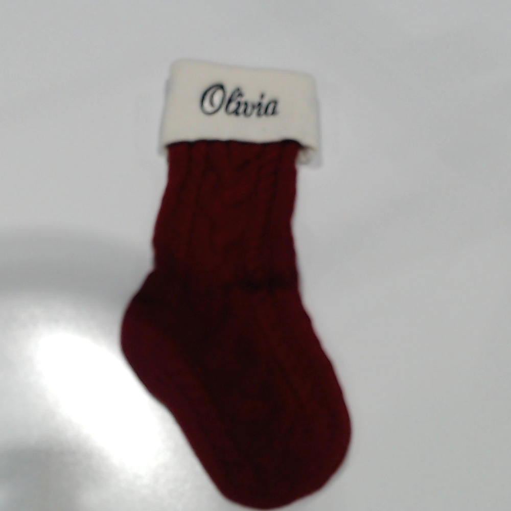 BLOOPER ACCESSORY: Personalized Christmas Stocking