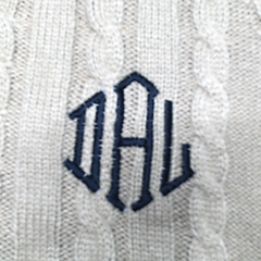 BLOOPER CLOTHING: Monogrammed Sweater Vest