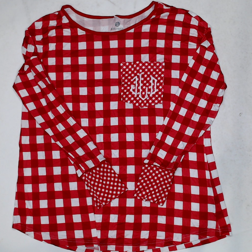 BLOOPER CLOTHING: Monogrammed Pajama Top