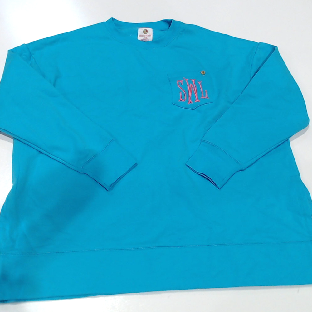 BLOOPER CLOTHING: Monogrammed Crewneck Sweatshirt
