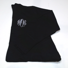 BLOOPER CLOTHING: Monogrammed Sweatshirt Cardigan