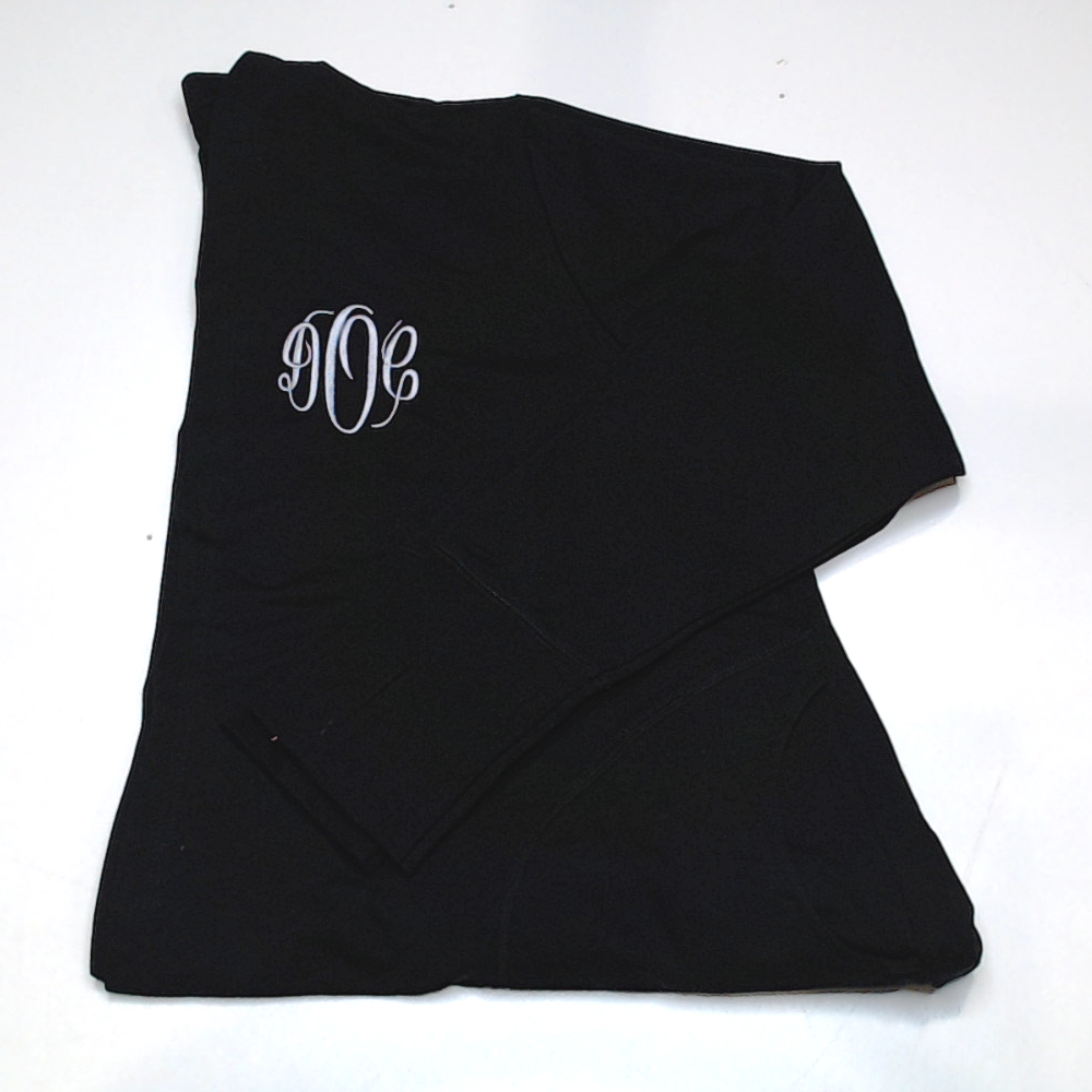 BLOOPER CLOTHING: Monogrammed Sweatshirt Cardigan