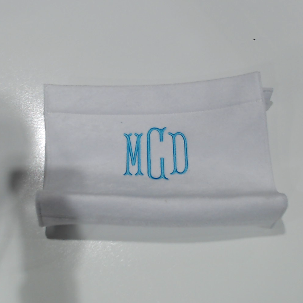 BLOOPER BAG: Monogrammed Terry Toiletry Bag