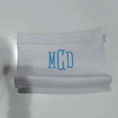 BLOOPER BAG: Monogrammed Terry Toiletry Bag