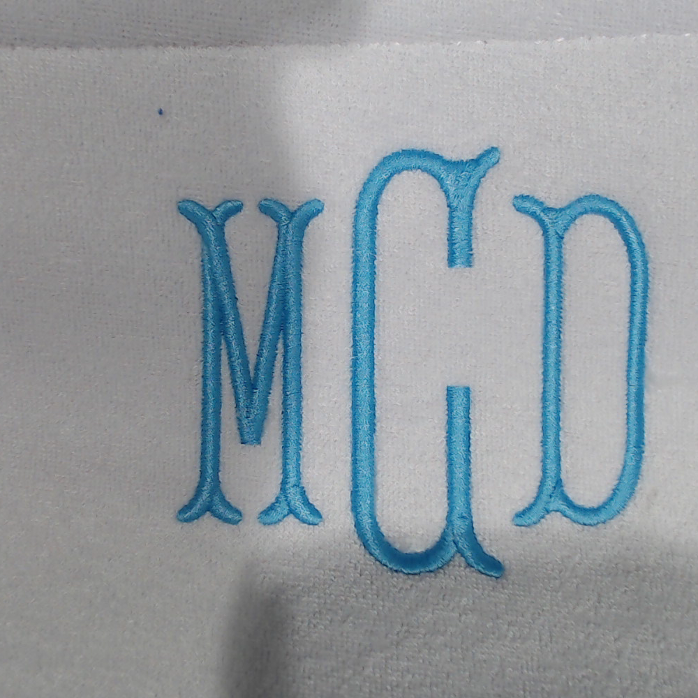 BLOOPER BAG: Monogrammed Terry Toiletry Bag