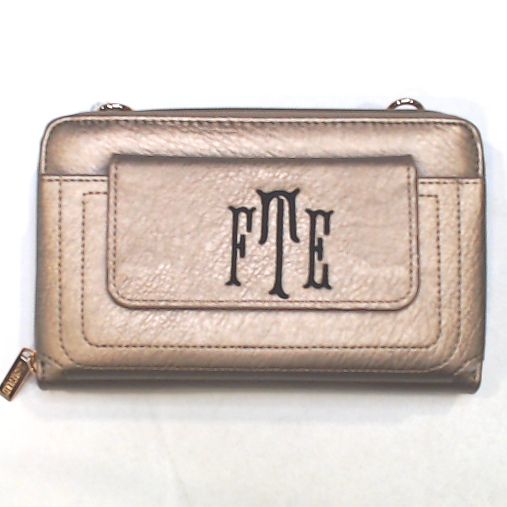 BLOOPER ACCESSORY: Monogrammed Phone Wallet Wristlet