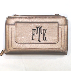 BLOOPER ACCESSORY: Monogrammed Phone Wallet Wristlet