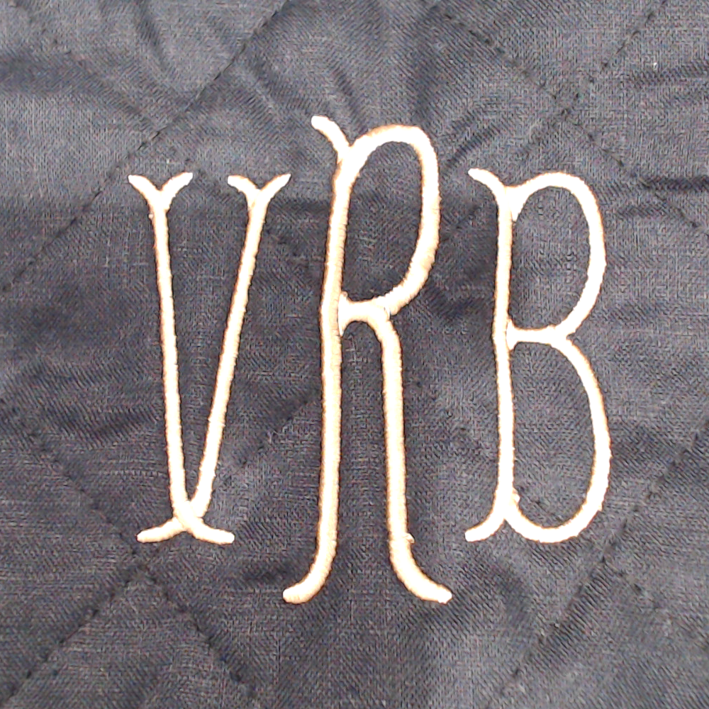 BLOOPER CLOTHING: Monogrammed Reversible Vest