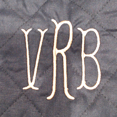 BLOOPER CLOTHING: Monogrammed Reversible Vest