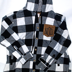 BLOOPER CLOTHING: Monogrammed Shacket