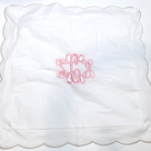 BLOOPER ACCESSORY: Monogrammed Pillow Sham