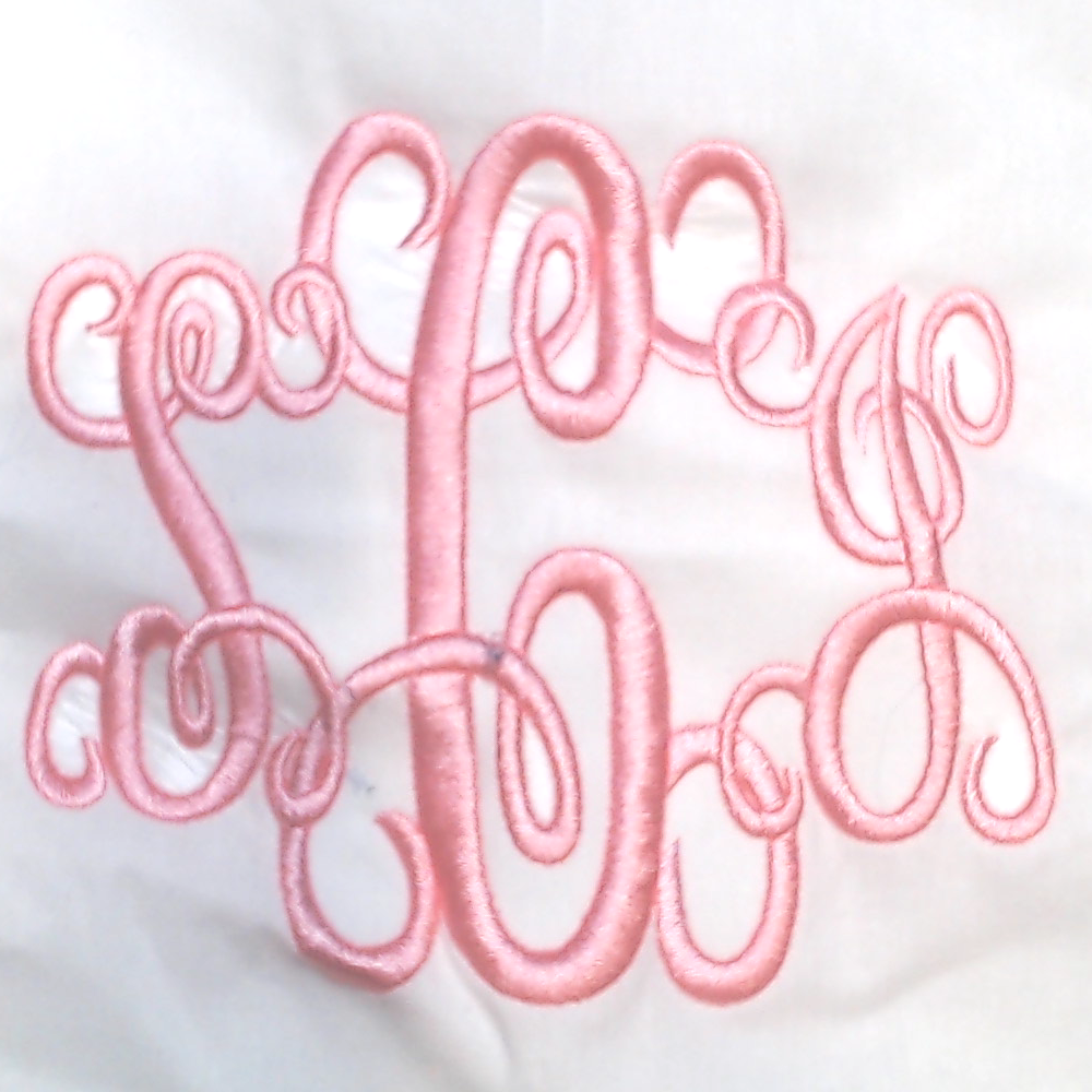 BLOOPER ACCESSORY: Monogrammed Pillow Sham