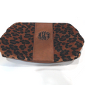 BLOOPER BAG: Monogrammed Leopard Cosmetic Case