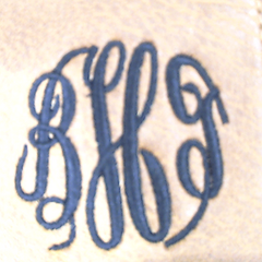 BLOOPER BAG: Monogrammed Leopard Cosmetic Case