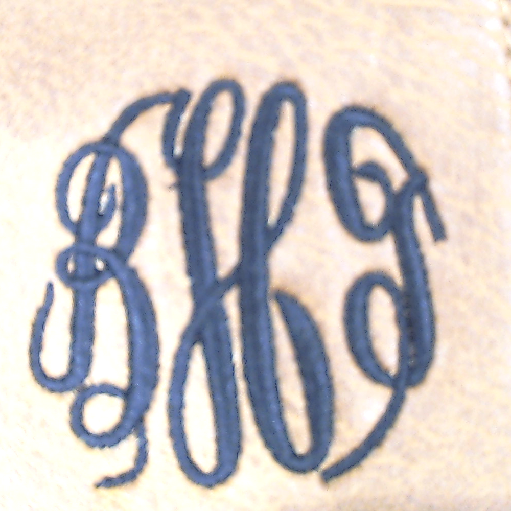 BLOOPER BAG: Monogrammed Leopard Cosmetic Case